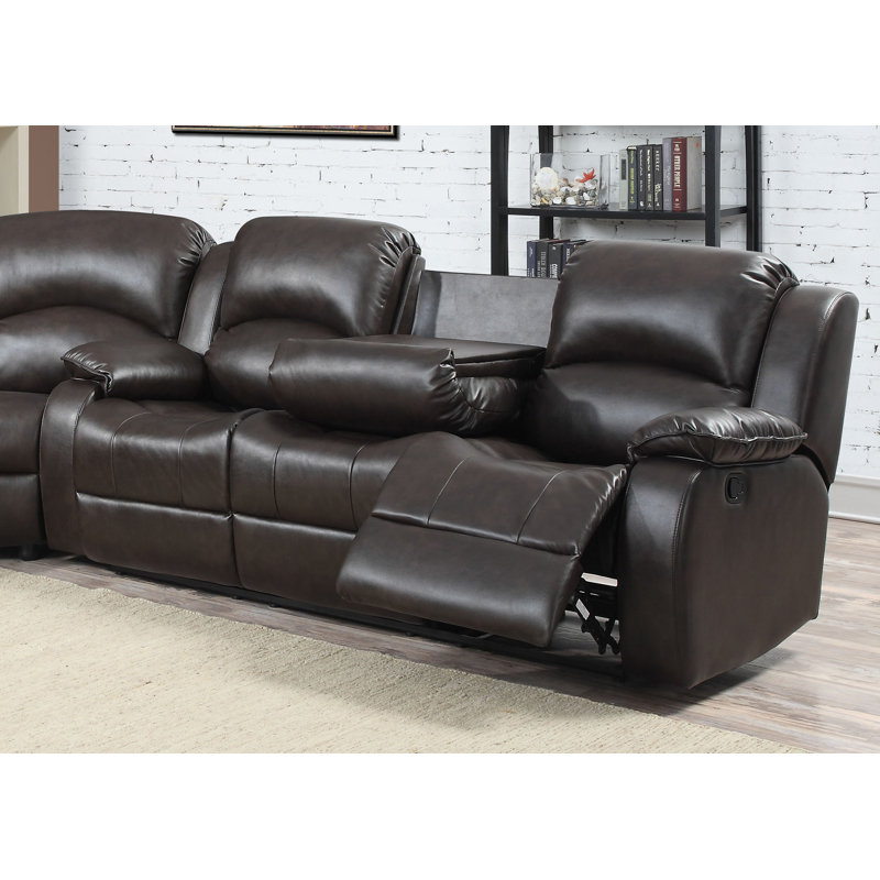 Rahn Upholstered Reclining L-Shaped Sectional Left Hand Facing