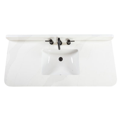 Blakely 48" Free Standing Single Bathroom Vanity with Quartz Top