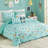 Raining Pom Poms Turquoise Comforter Set with 2 Decorative Pillows-30939434