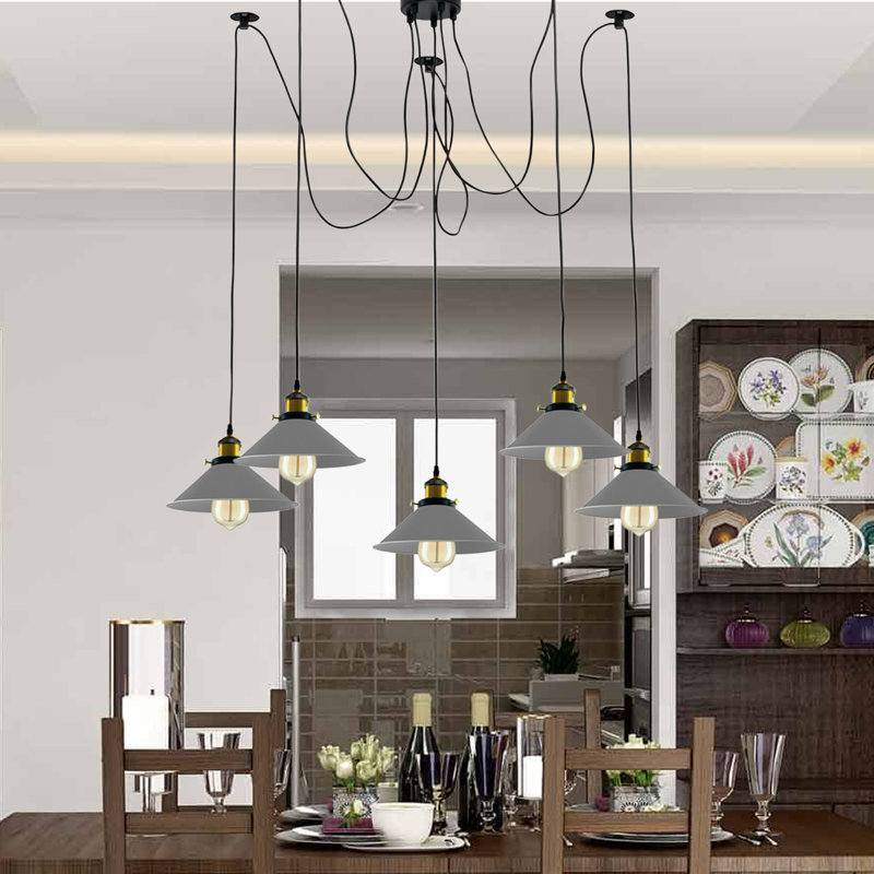 Rowell 5 - Light Pendant, Grey