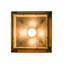 Luminaire suspendu carré à 1 lumières unique