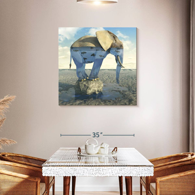 Brampt Drinking Problem, 36" H x 36" W