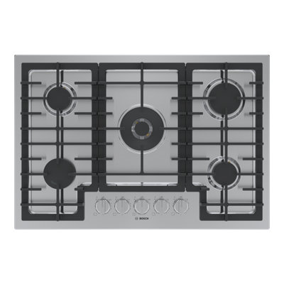 800 Series,30' Gas Cooktop,5 Burner,SS