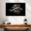 Poisson-lion sur fond noir-774069537