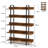 Kay Bookcase storage rack standing shelf 5-tier industrial Stable Bookshelf