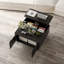 Table basse relevable, table centrale relevable avec grand espace de rangement caché, tablettes ouvertes-2080869242