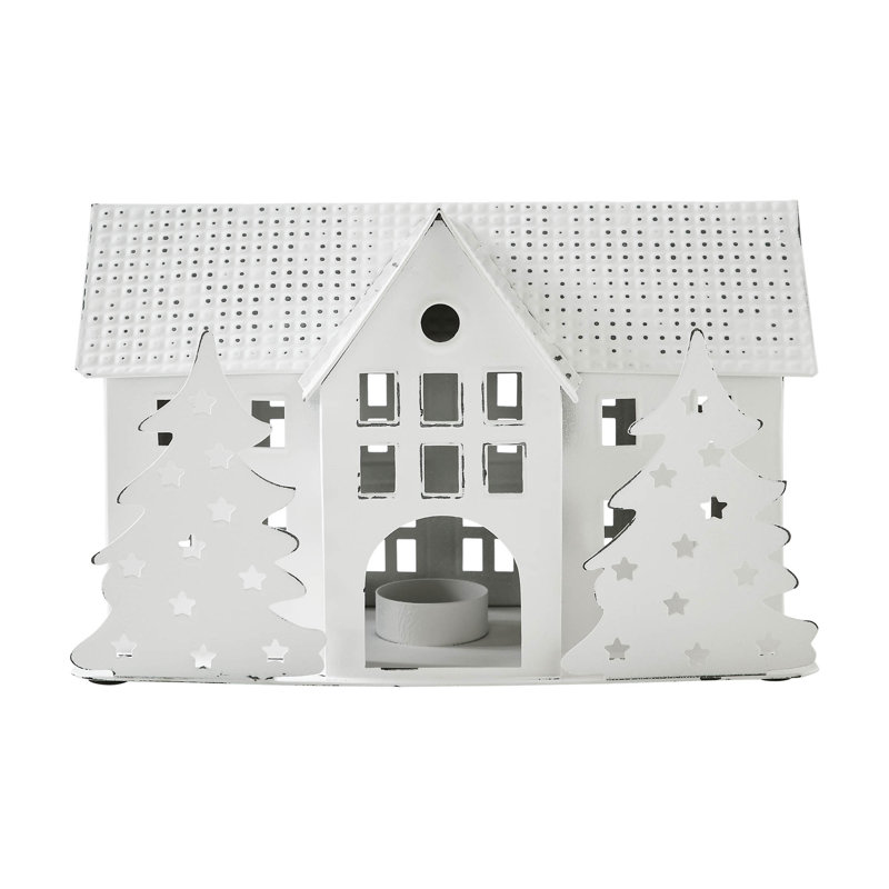 Porte-bougie en métal Festive Finds