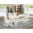 6 Piece Dinette Set Contains a Rectangle Dining Table with X-Legs and 4 Shitake Linen Fabric Parson Chairs with a Bench, Wire Brushed Black Finish-85821364-85821369-126725362