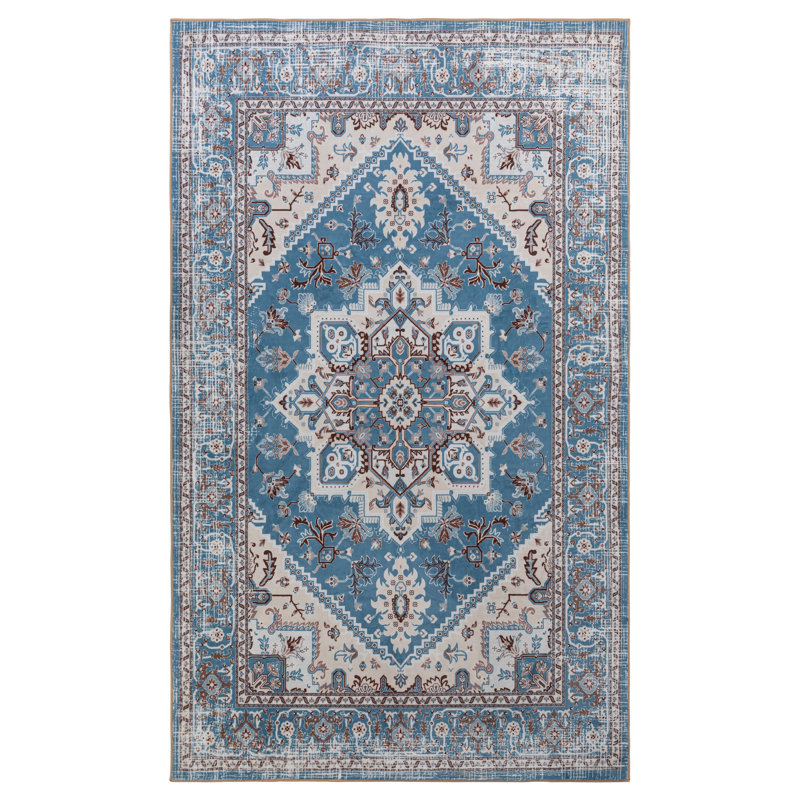 Culbane Washable Indoor / Outdoor Rug, Rectangle 4' x 6'