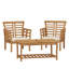 2 chaises club + table