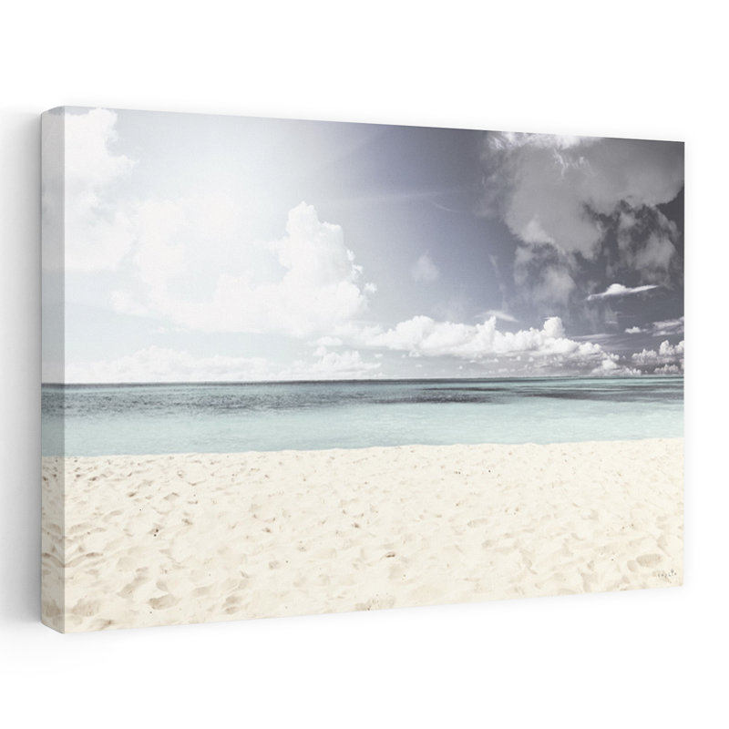 «Beach Day», art côtier abstrait, H 32 po x l 48 po