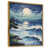 Toile avec cadre flottant or