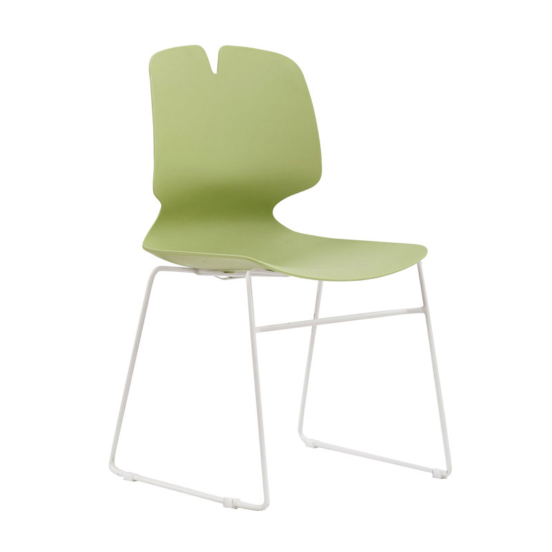 De 4 chaises de bureau empilables modernes en polypropylène pour un confort ergonomique et un dossier de 180 kg