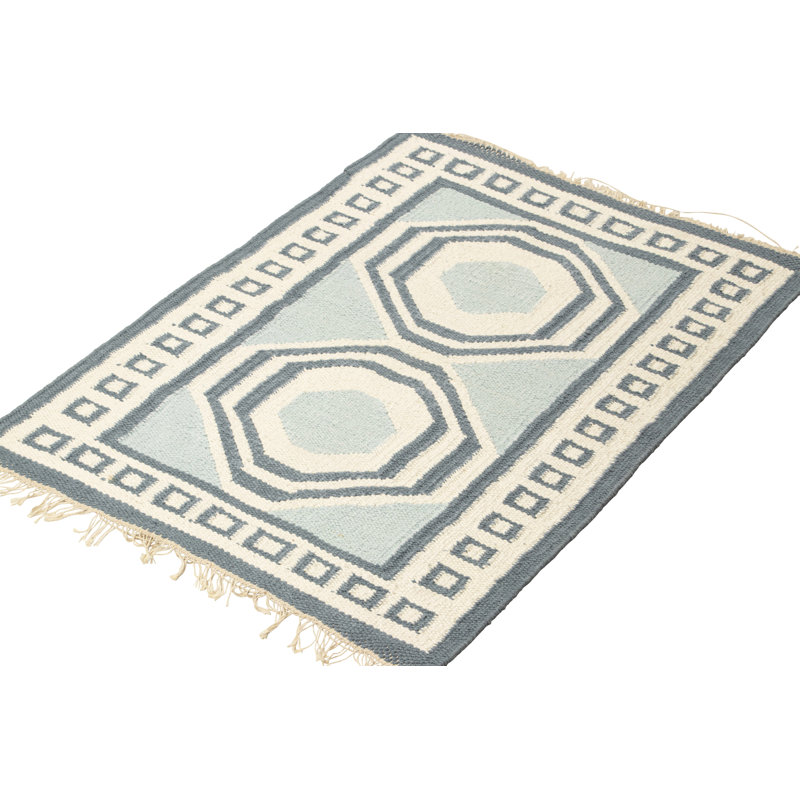 One-of-a-Kind 2'x3' Hand Knotted Area Rug