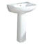 Southhampton Vitreous China Rectangular Pedestal Bathroom Sink-82722808-110690314