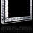 Diamond Collection Radiant Premium Illuminated Crystal Floor Mirror LED Strip Lights Makeup Mirror
