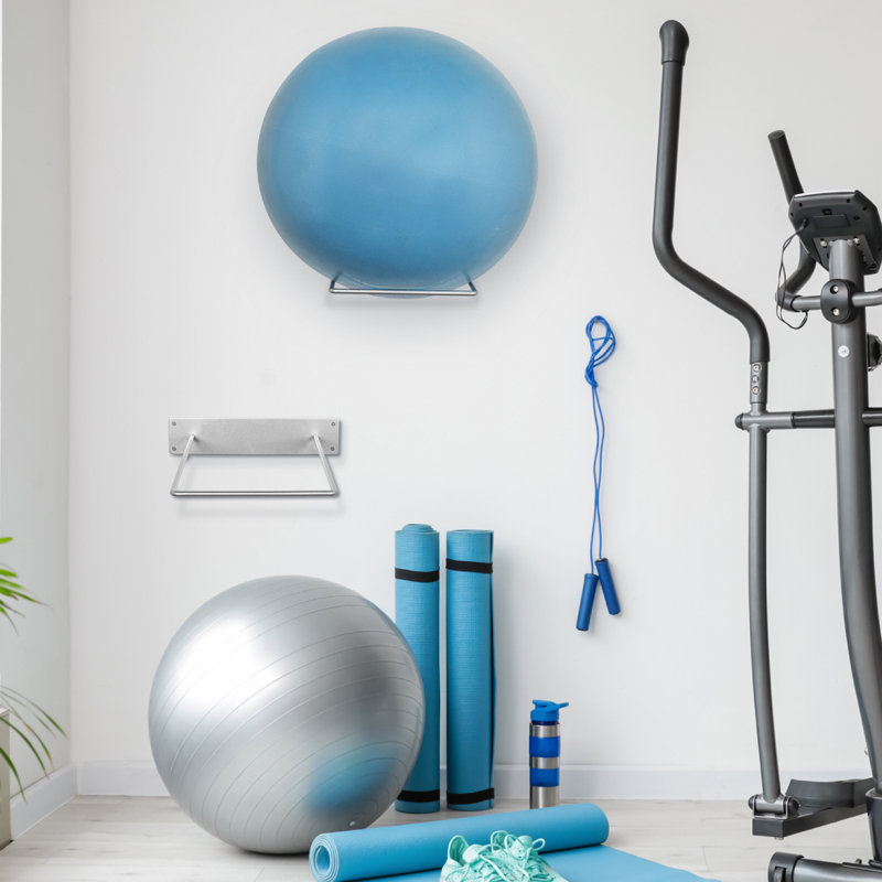 Metal Multi-Use Sports Rack, Silver