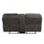 Ensemble de canapé de salon moelleux 2 pièces avec canapé inclinable et causeuse gris-754873338