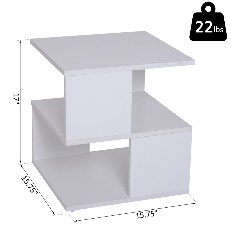 Table de bout Bella Vista, Blanc
