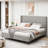 High Headboard Upholstered Bed