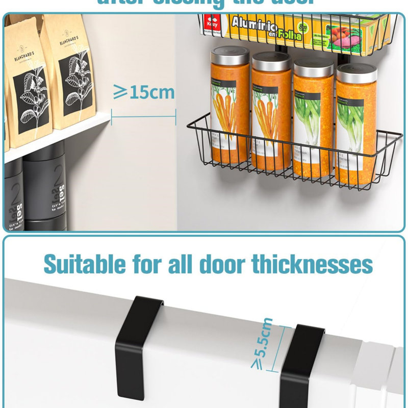 Freestanding Spice Rack with Adjustable Racks, 100 cm H x 35 cm W x 13 cm D