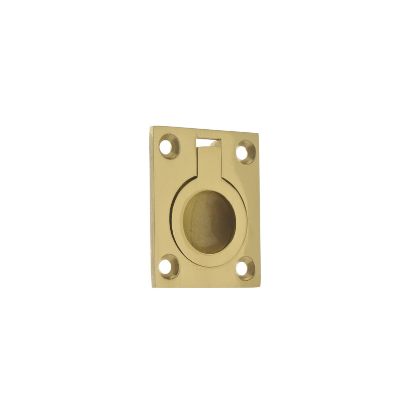 Solid Brass Flush Ring Pull