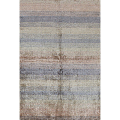 Hand-Knotted High-Quality Gold Area Rug