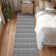 Modern Woven Pattern Accent Rugs with Non-Slip Backing, Washable Soft Low Pile Floor Carpet, Non-Shedding Contemporary Indoor Carpet for Bedroom, Kitchen, Living Room