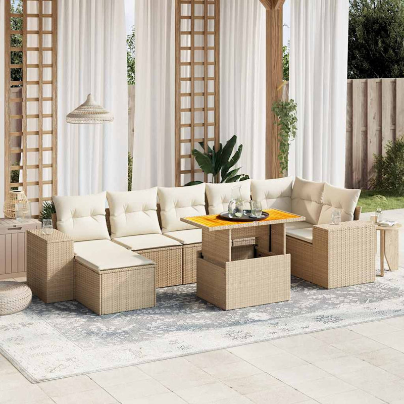 Ensemble de canapé de jardin Vidaxl