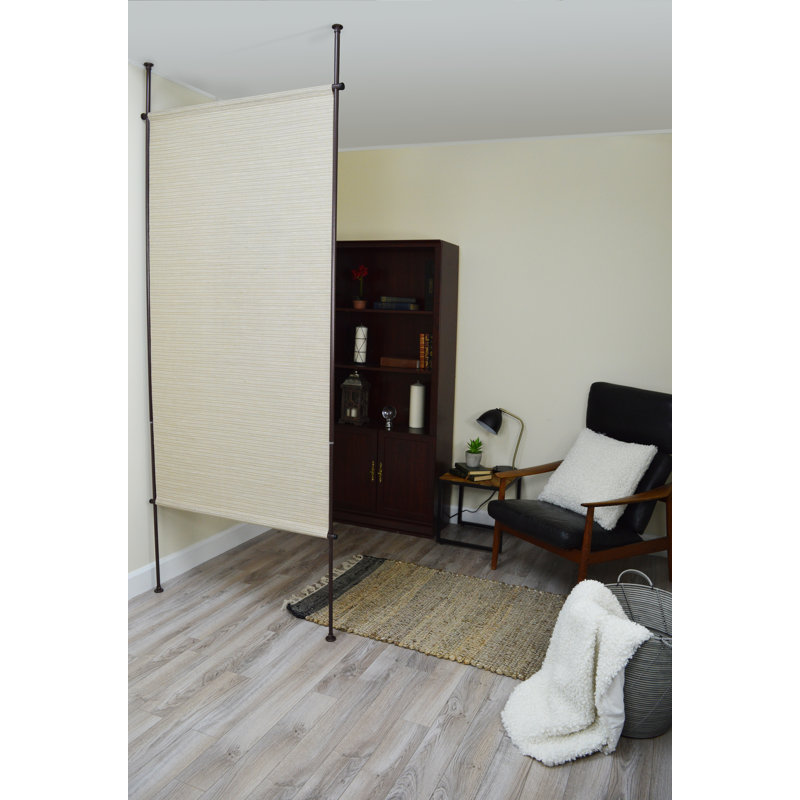Paravent à panneau simple l 38 po x H 72 po Bilboroughs, Blé, L 38 po x H 72 po x P 1 po
