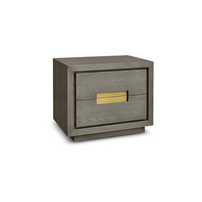 Aalinah 2 Drawer Bedside Table