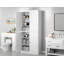 Armoire de rangement pour salle de bain et de buanderie 100% en bois massif Palace Imports, portes à panneaux surélevés, tablettes réglables, largeur 32 po, hauteur 71,5 po-105223952