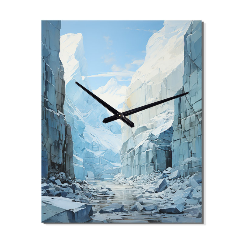 Horloge murale Darcee - Glacier, Grand