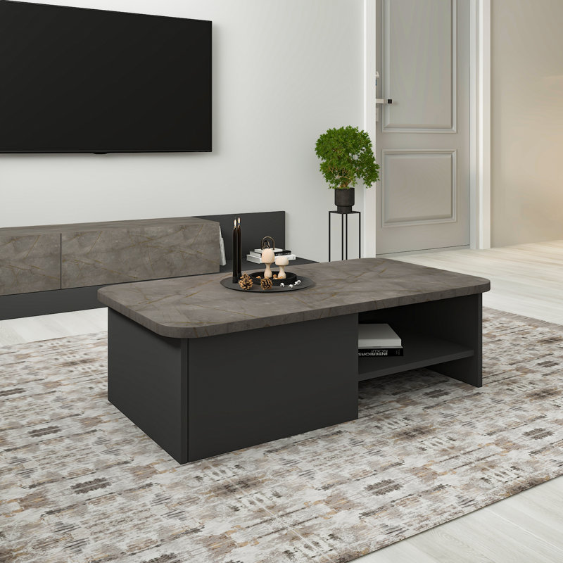 Bonsallo Frame Coffee Table with Storage
