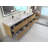Seavy 83.4'' Double Bathroom Vanity with Plastic Top-1263948119