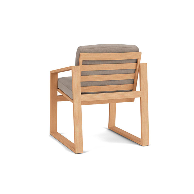 Pursuit Outdoor Dining Armchair, Remy Pebble