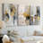 ABSTRACT Series CDXC  -Custom Wrapped Gallery Canvas - 3 Pieces-826286682