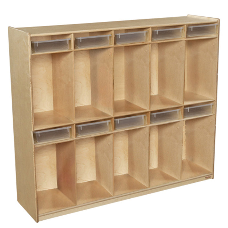 Casier 10 sections, Translucide