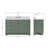 Frawley 54'' Solid Wood Single Bathroom Vanity with 1.5'' Carrara Marble Top-1964459492-1998122967