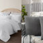 Ensemble d'édredon 5 pièces en microfibre blanche-87415809-87415808