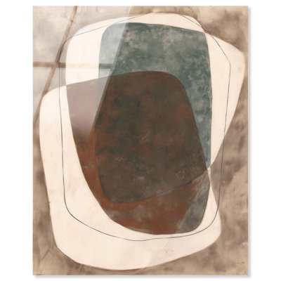 Outlined Forms III Acrylic Print Modern Wall Decor by Art Remedy, Ready to Hang, 16 x 20