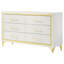 Commode de chambre à 6 tiroirs