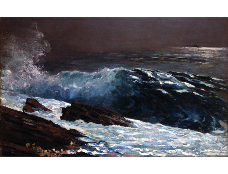 Sunlight on the Coast, 11" H x 18" W