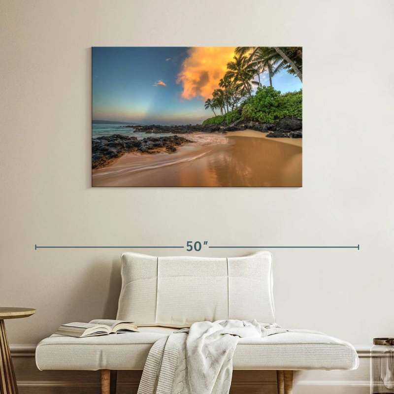 Senne Secret Cove Sunrise, H 26 po x l 39 po