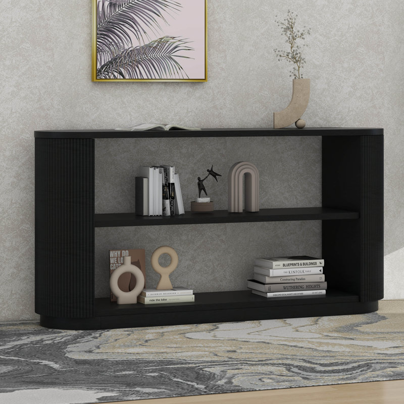 Console avec tablette Modern, Noir