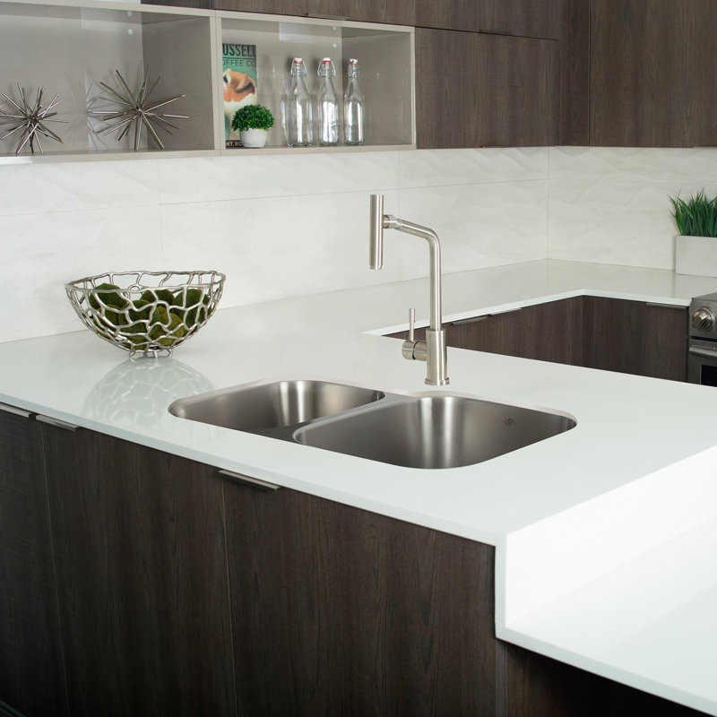 32 " L Undermount Double Bowl Stainless Steel Kitchen Sink