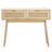 Rattan Console Table With 2 Storage Drawers