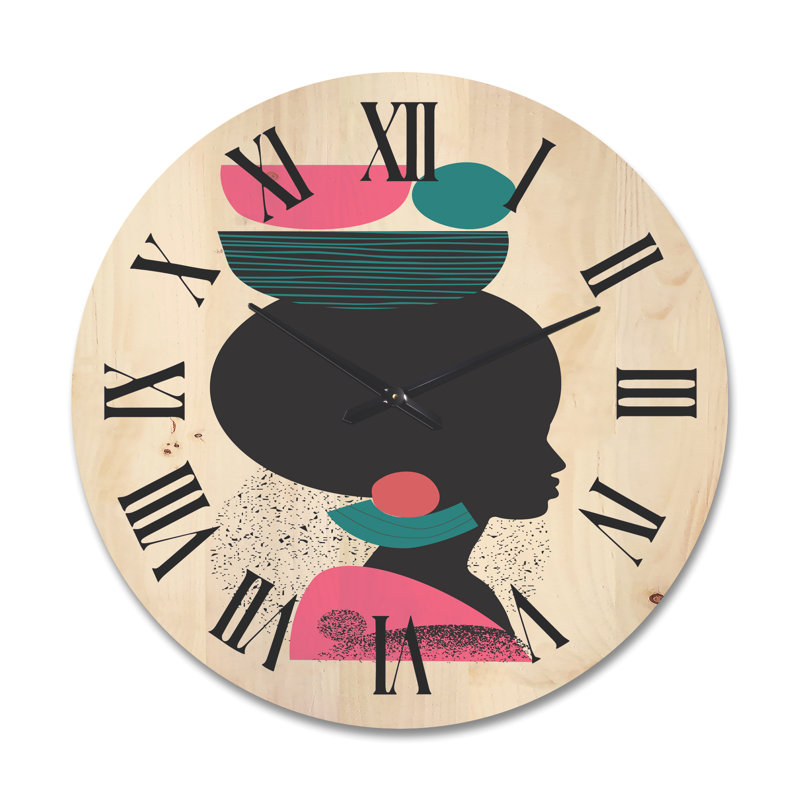 Horloge murale en bois, Très grand