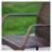 Brown Resin Wicker Outdoor Chairs Set of 2 - Weather Resistant Patio Seating with Iron Frame for Garden, Deck & Poolside