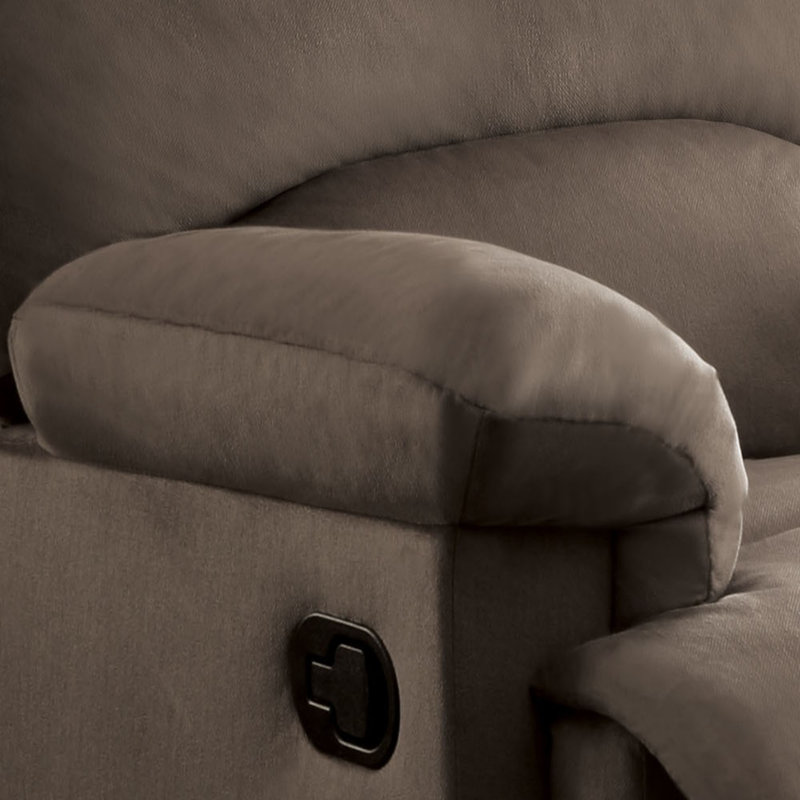 Fauteuil inclinable en tissu tissé, Tissu brun clair